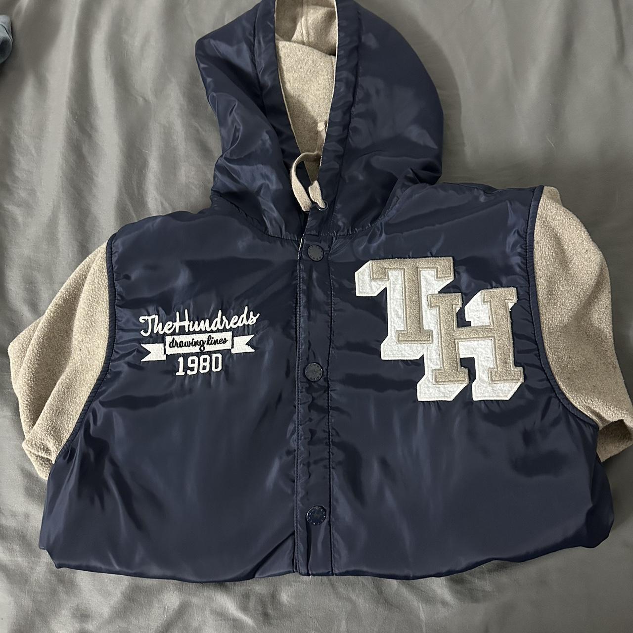 The Hundreds Drawing Lines retailer Varsity Hooded Jacket