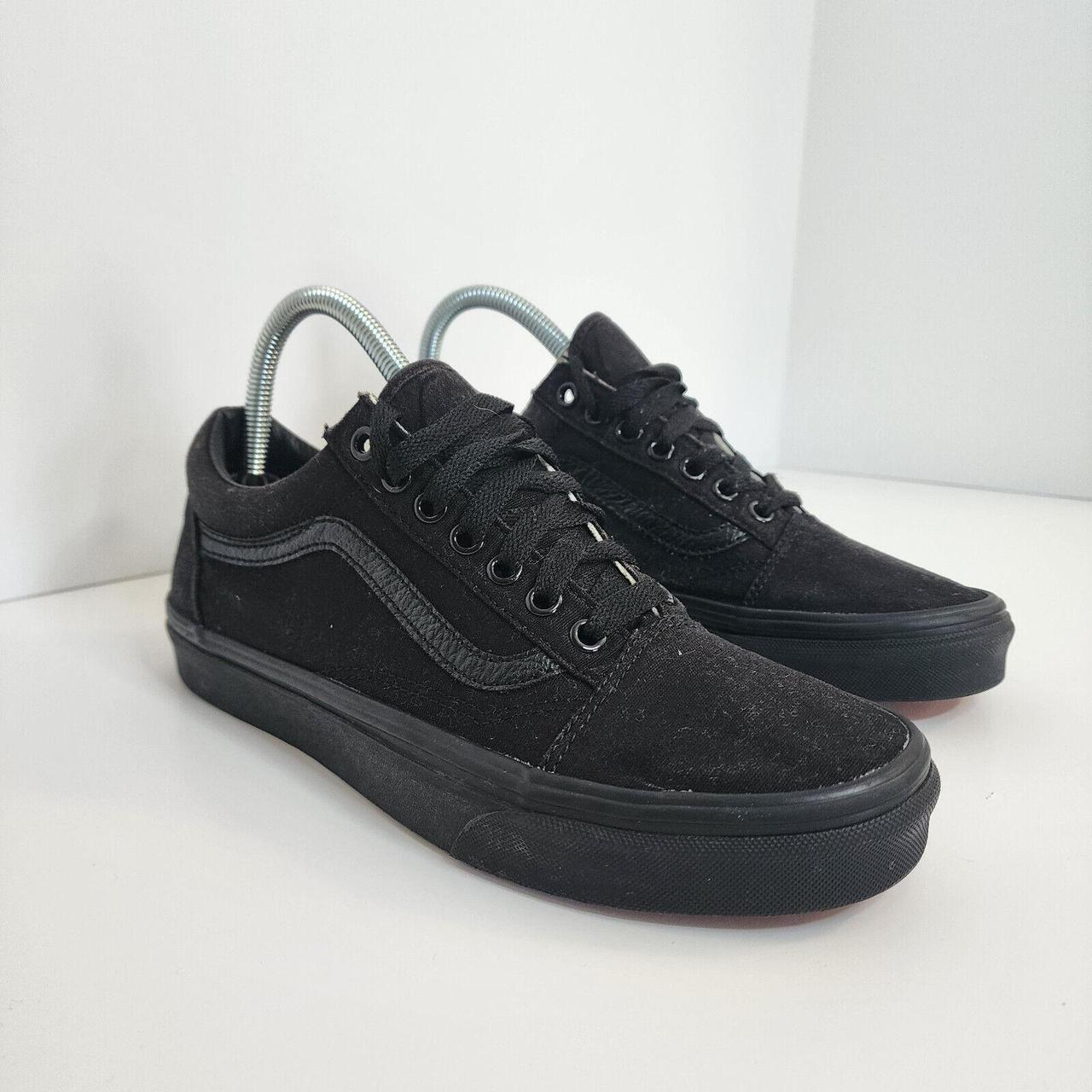 All black vans mens size 7 best sale