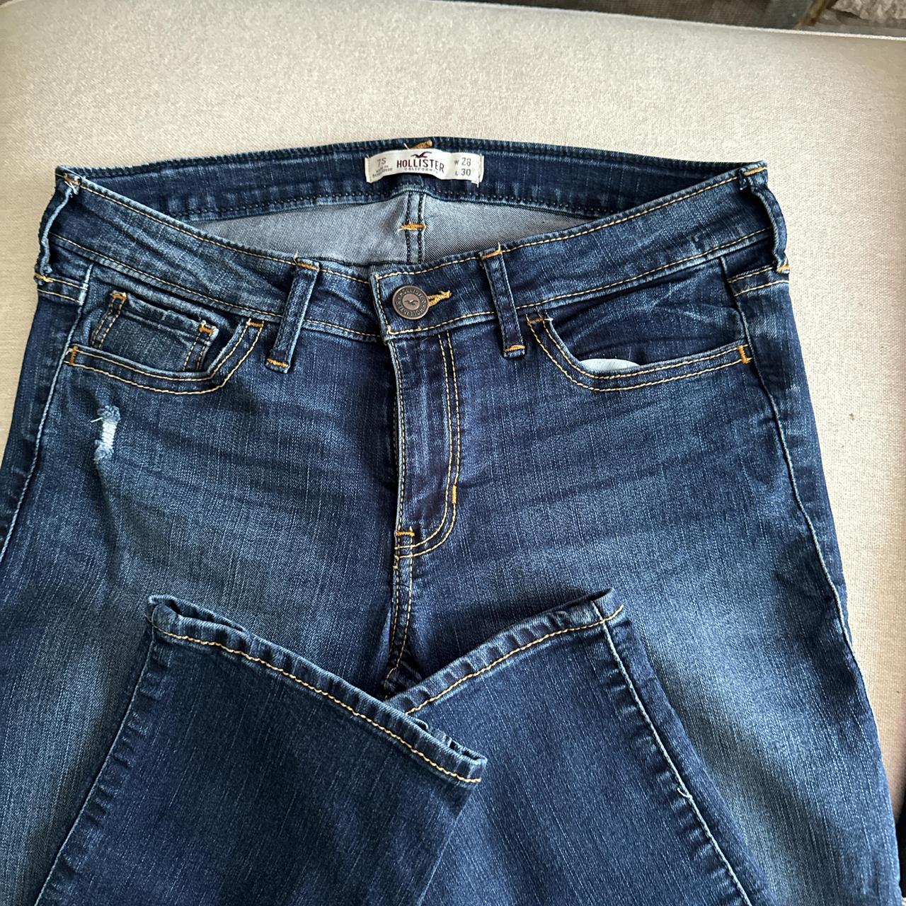 Hollister distressed jeans. Waist 28in inseam 30. Depop