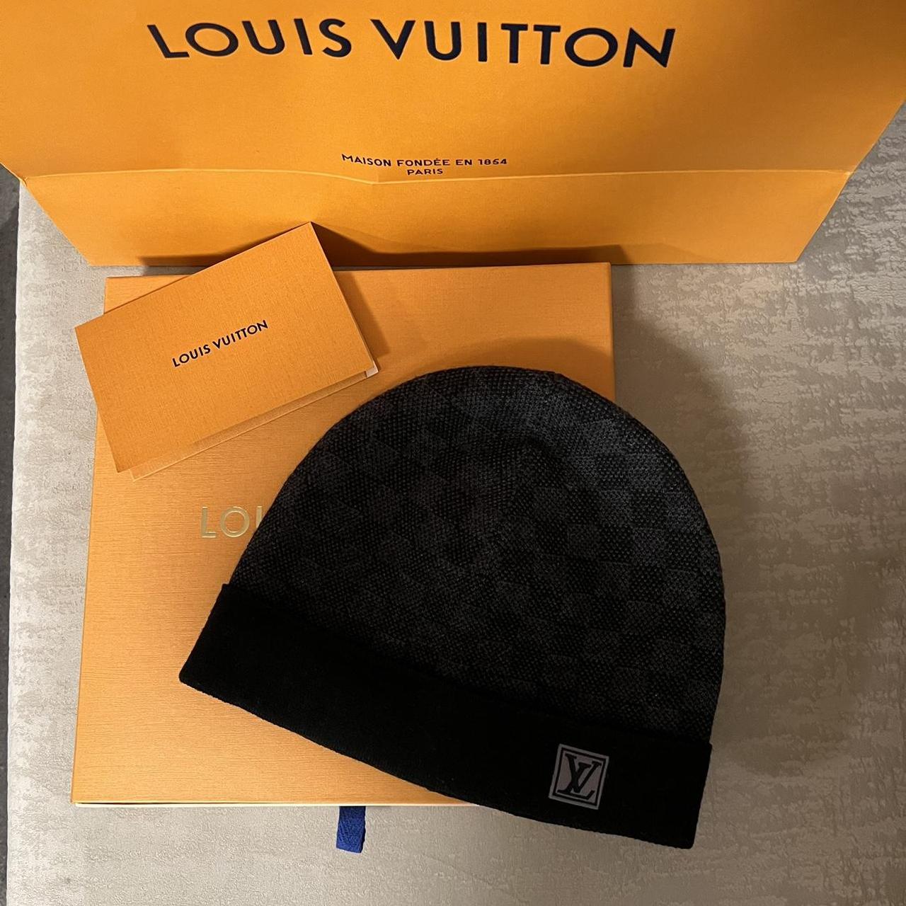 Wool Beanie Petit Damier Beanie Black Lv Beanie Louis Vuitton