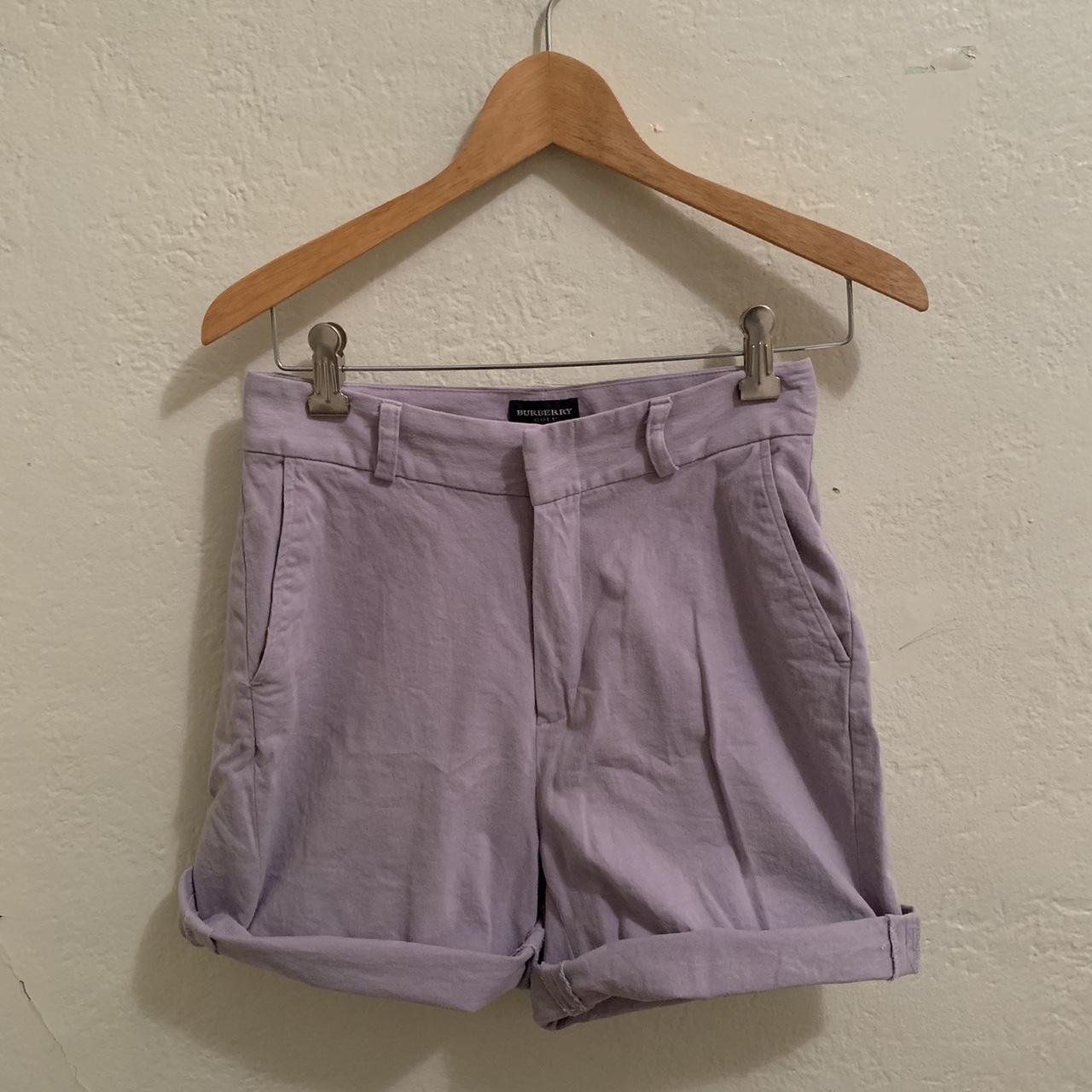 Burberry Golf Lavender Shorts Size 10 Waist 27 in