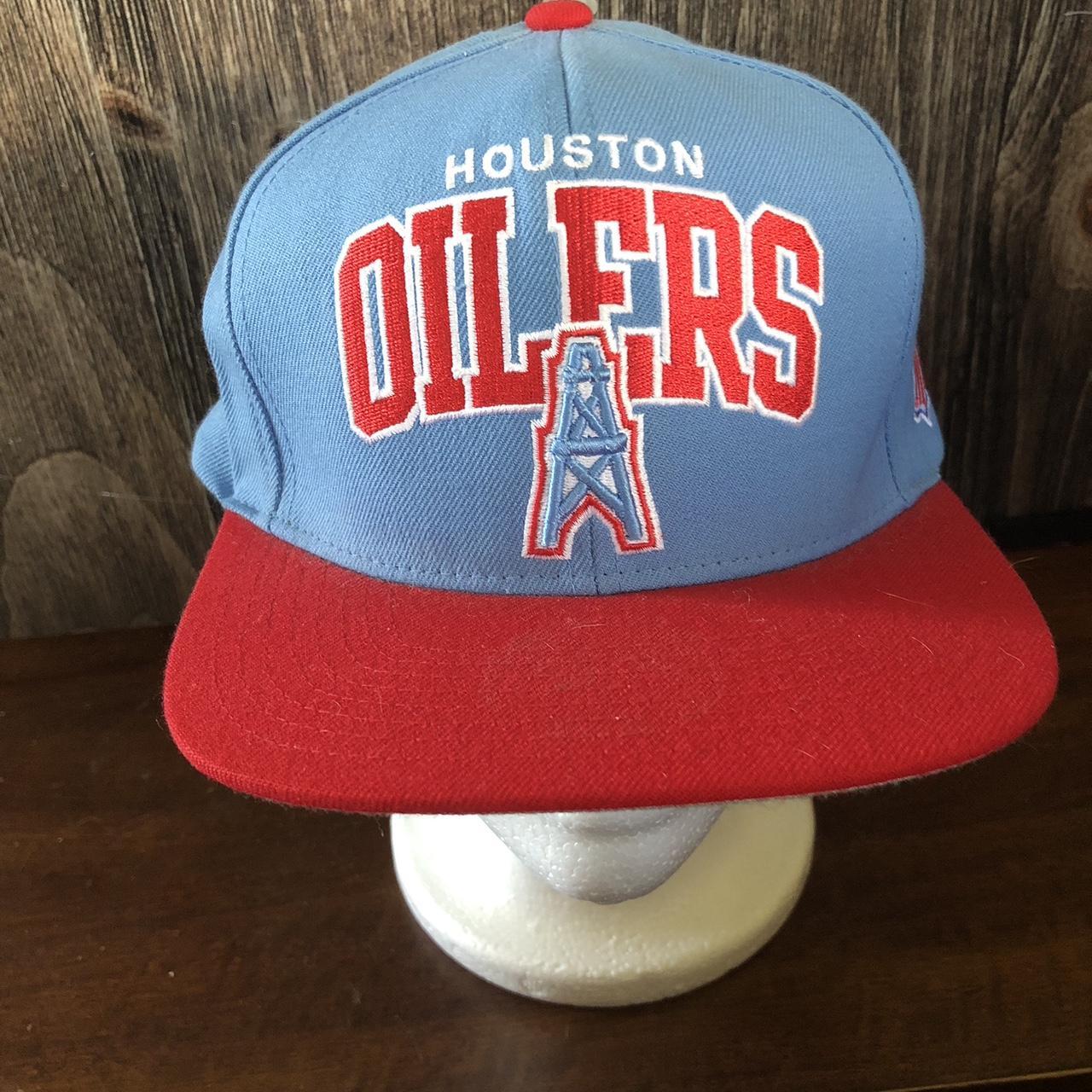 Houston Oilers Mitchell Ness blue and red