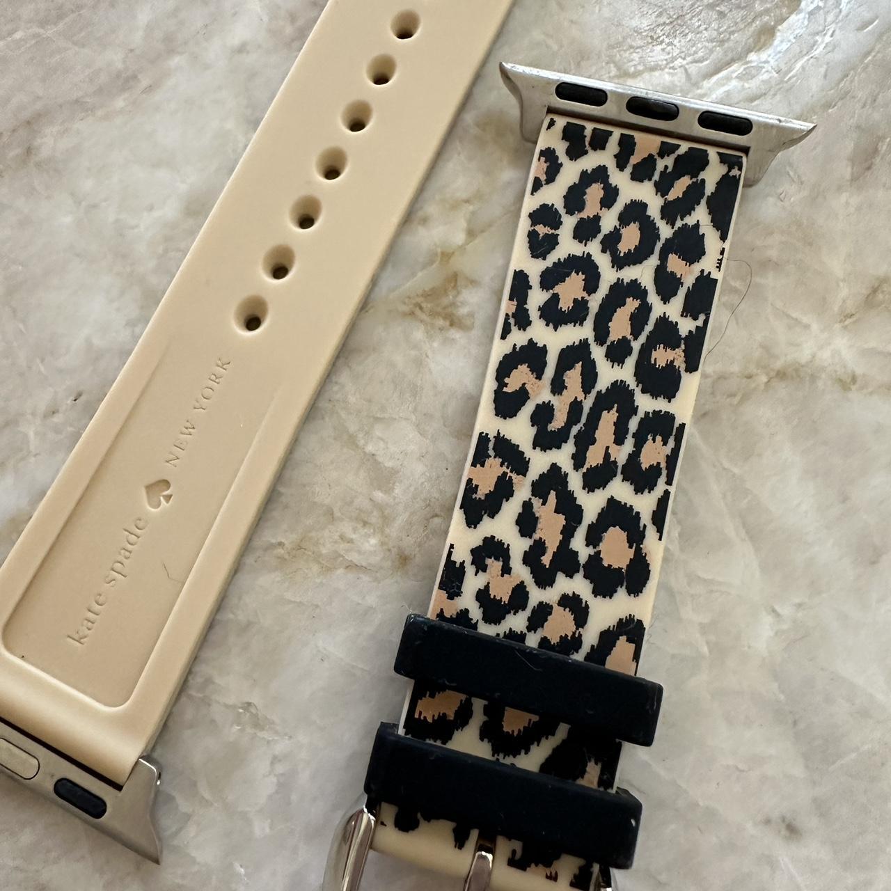 Kate spade leopard watch band hotsell