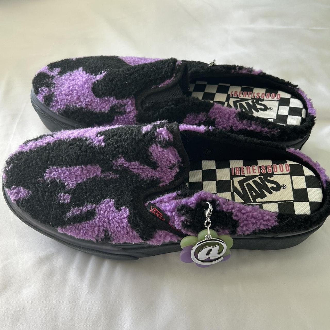 Fuzzy cheap vans womens