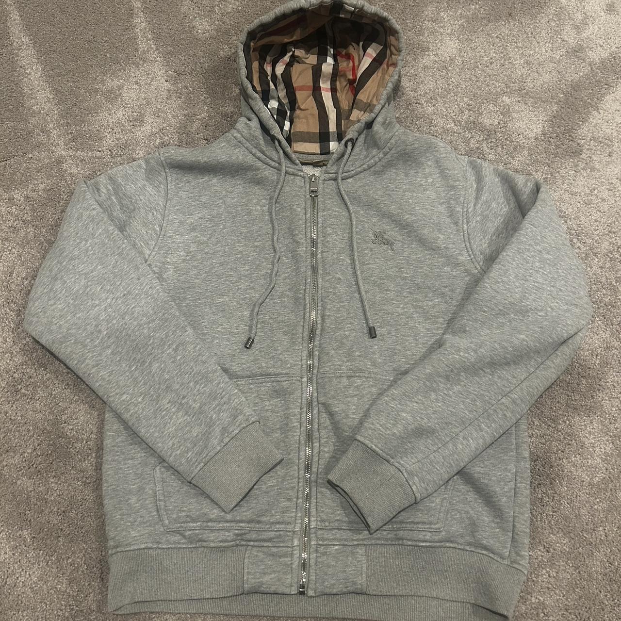 Burberry:: EKD フリースフーデッドジャケット:UK4[RESALE] 260B63FD-49DD-4F3B-9BB9-