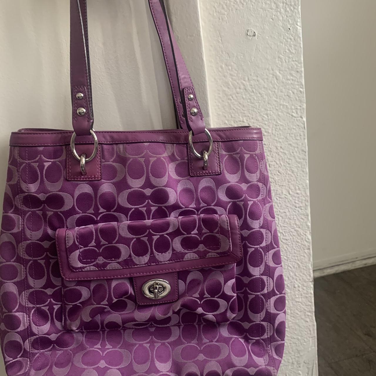 Coach purple bag | Depop