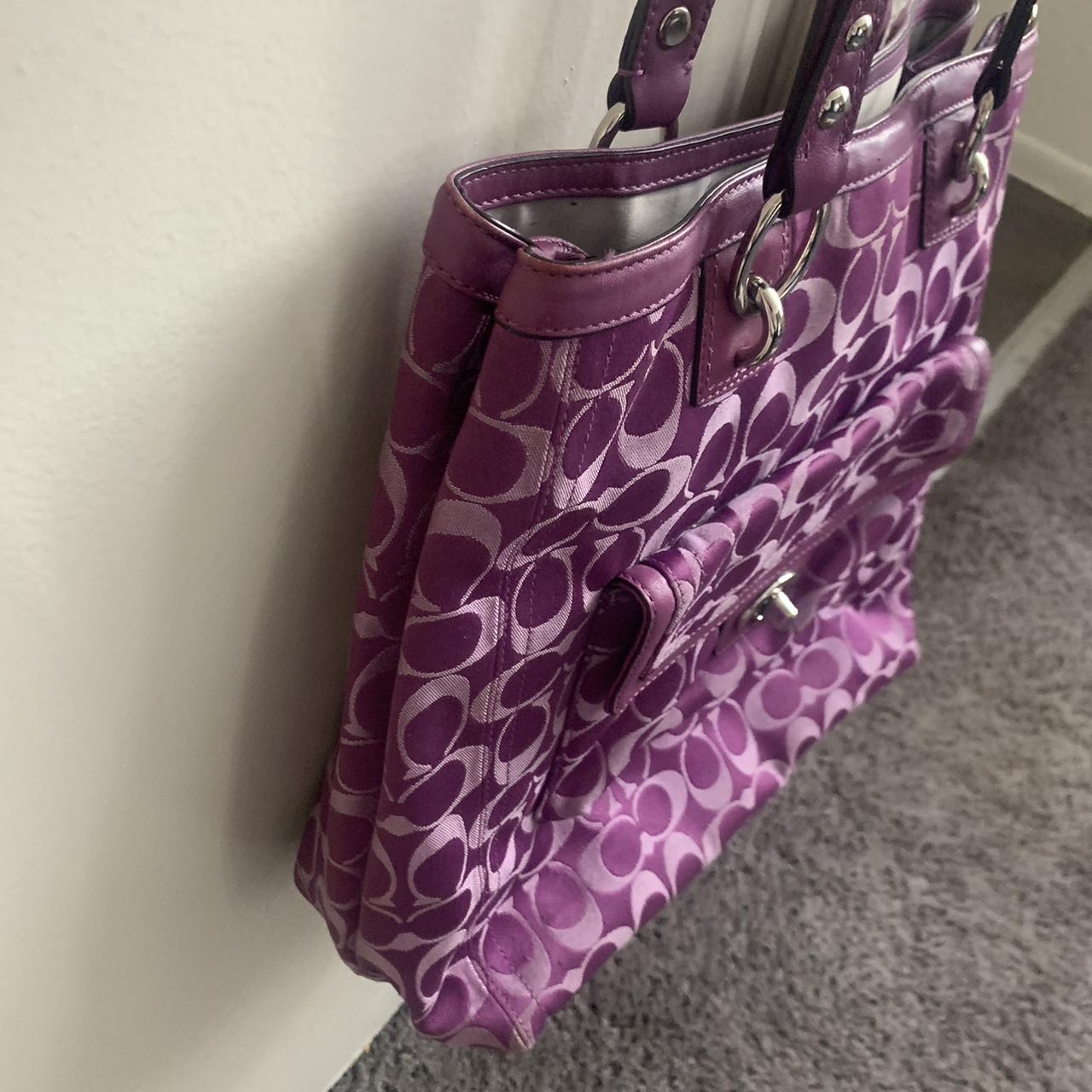 Coach purple bag | Depop