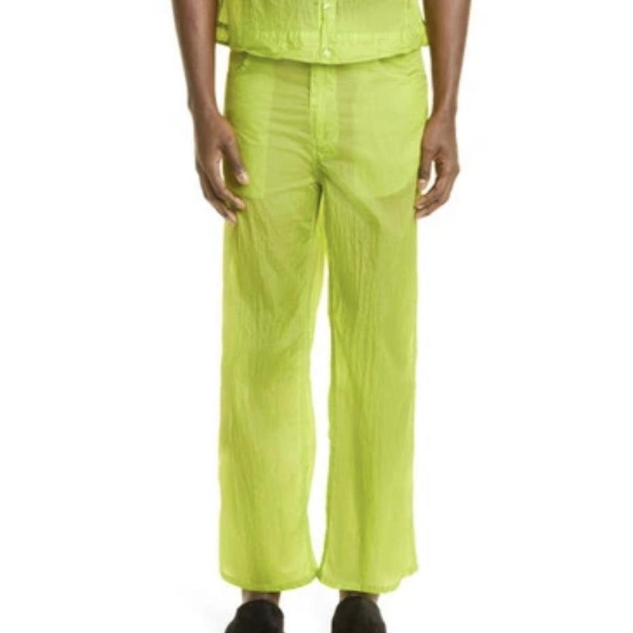 Eckhaus Latta Men's Green Trousers