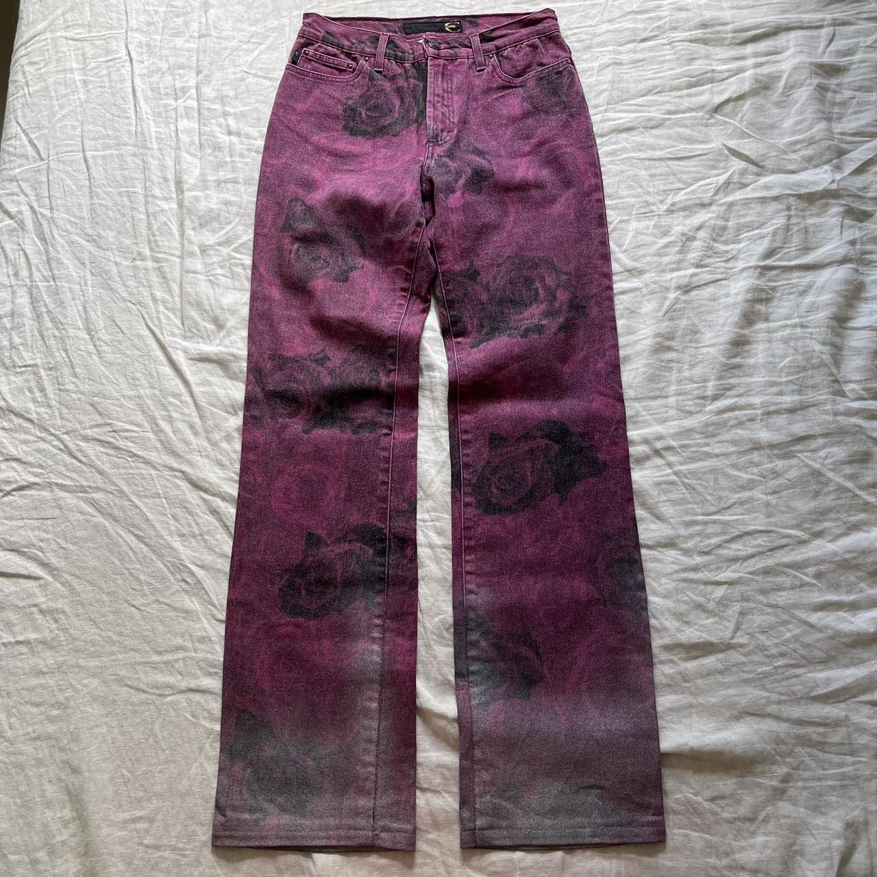 Just Cavalli Women's Purple Jeans | Depop