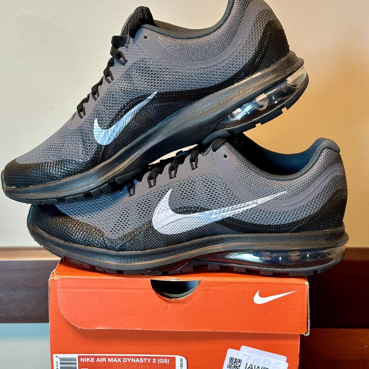 Nike Air Max Dynasty 2 Black Running Shoes 2016 Depop