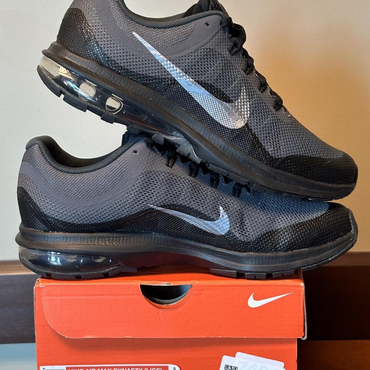 Nike Air Max Dynasty 2 Black Running Shoes 2016 Depop