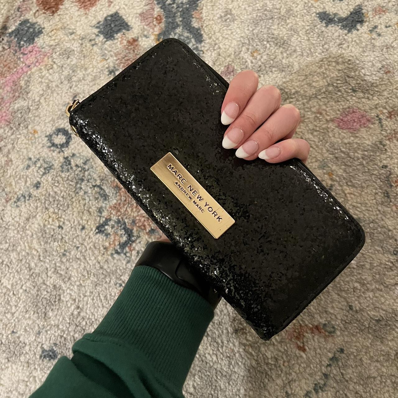 andrew marc wallet a few scratches on the front. Depop