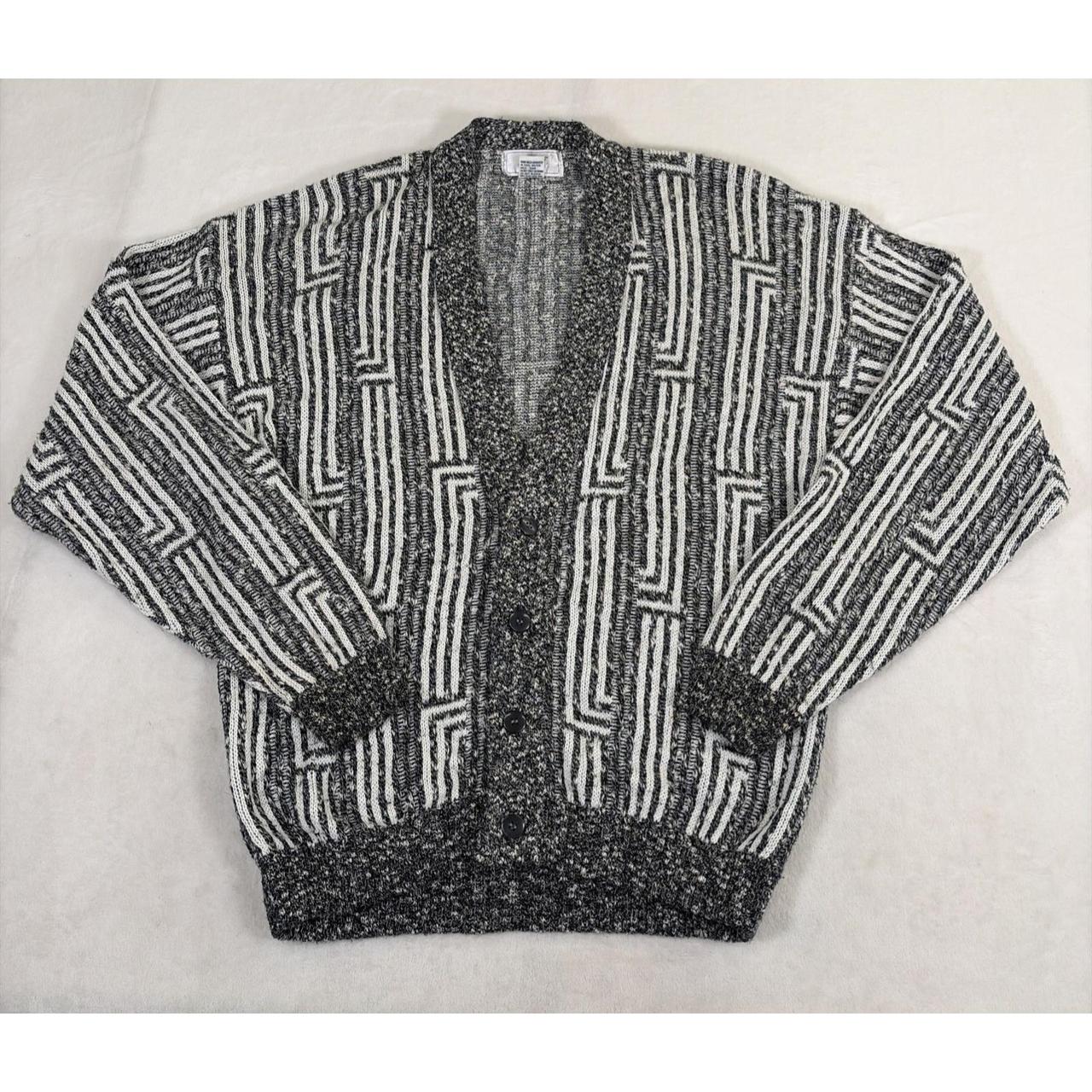 Source Unknown Men's Sweater - Multi - M – Vintag… - image 1
