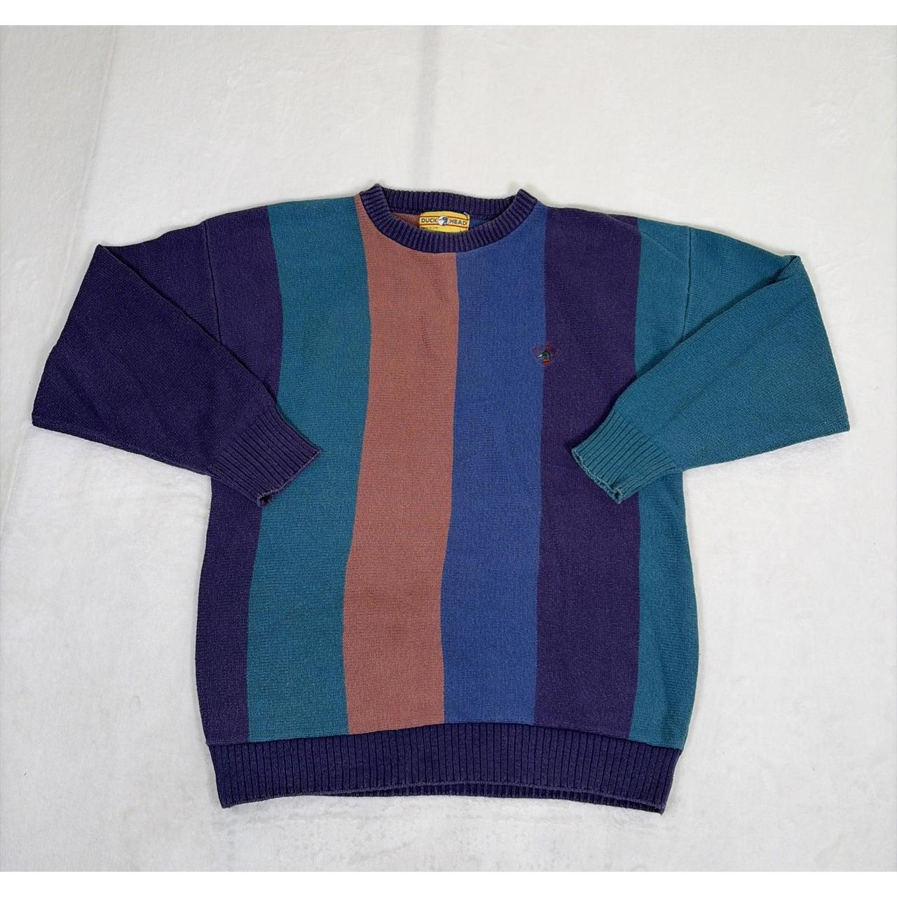 Source Unknown Men's Sweater - Multi - L – Vintag… - image 1