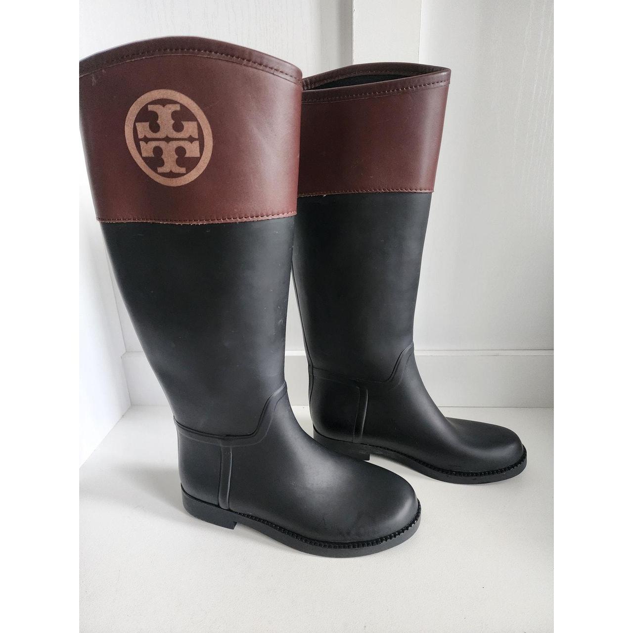 Tory Burch Diana 2024 Rain Equestrian Boots Size 6