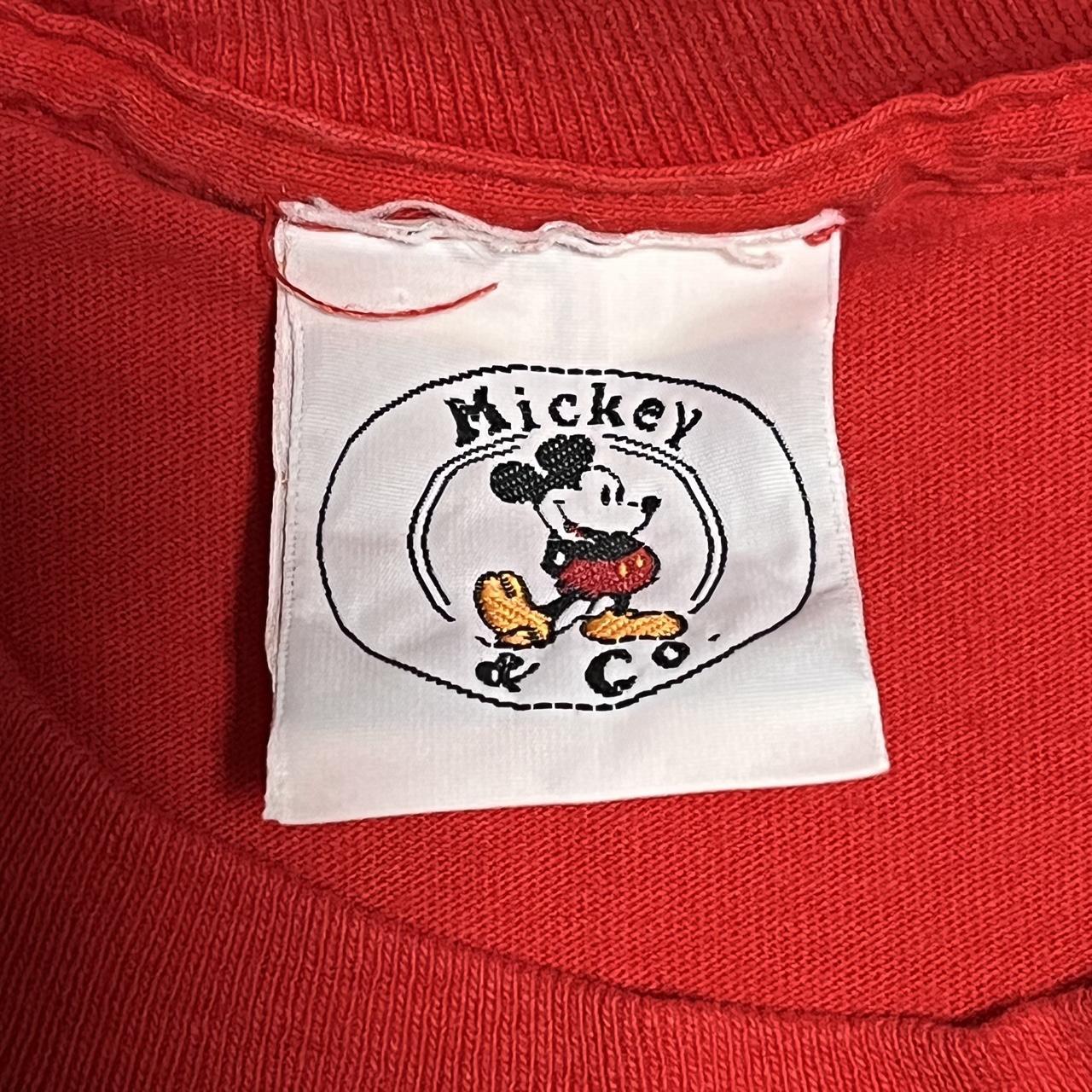 Mickey & Co. Men's Red T-shirt | Depop