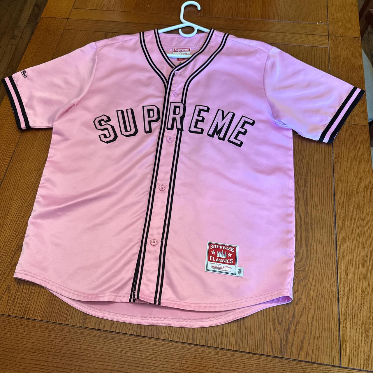 Pink supreme-jersey - Depop