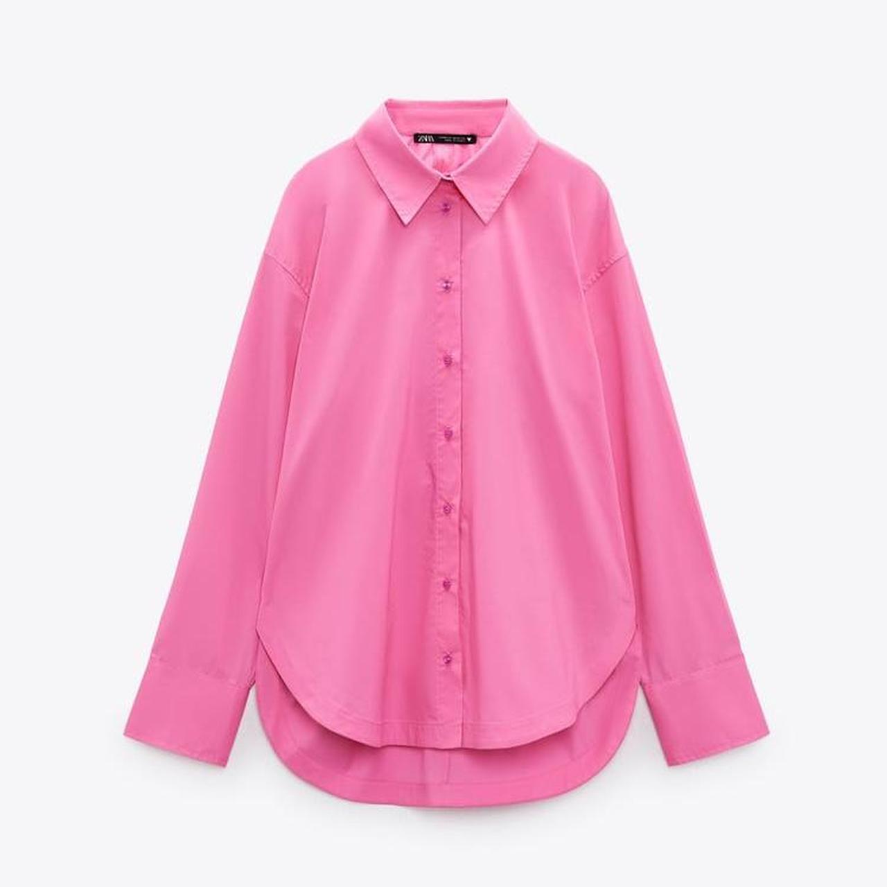 Zara Womens Pink Shirt Depop