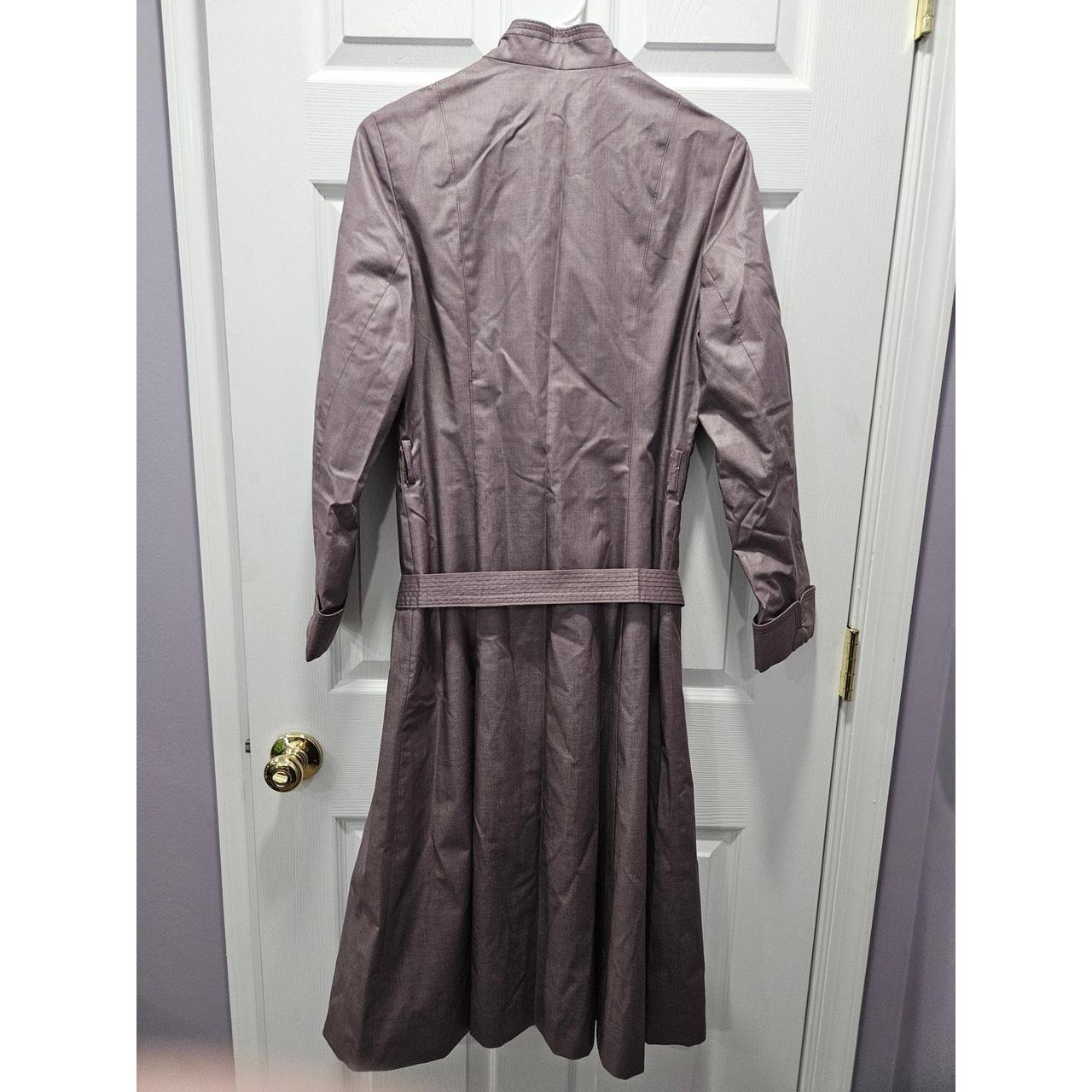 Source Unknown Women's Trench - Purple - M – Vint… - image 4