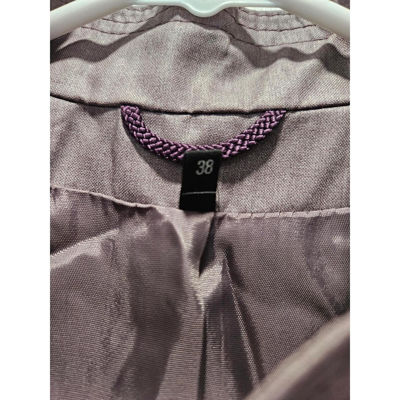 Source Unknown Women's Trench - Purple - M – Vint… - image 2