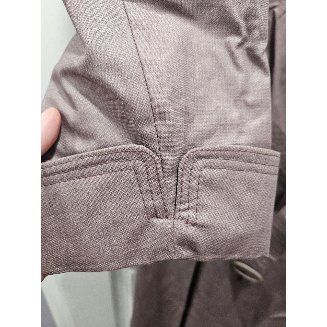Source Unknown Women's Trench - Purple - M – Vint… - image 3