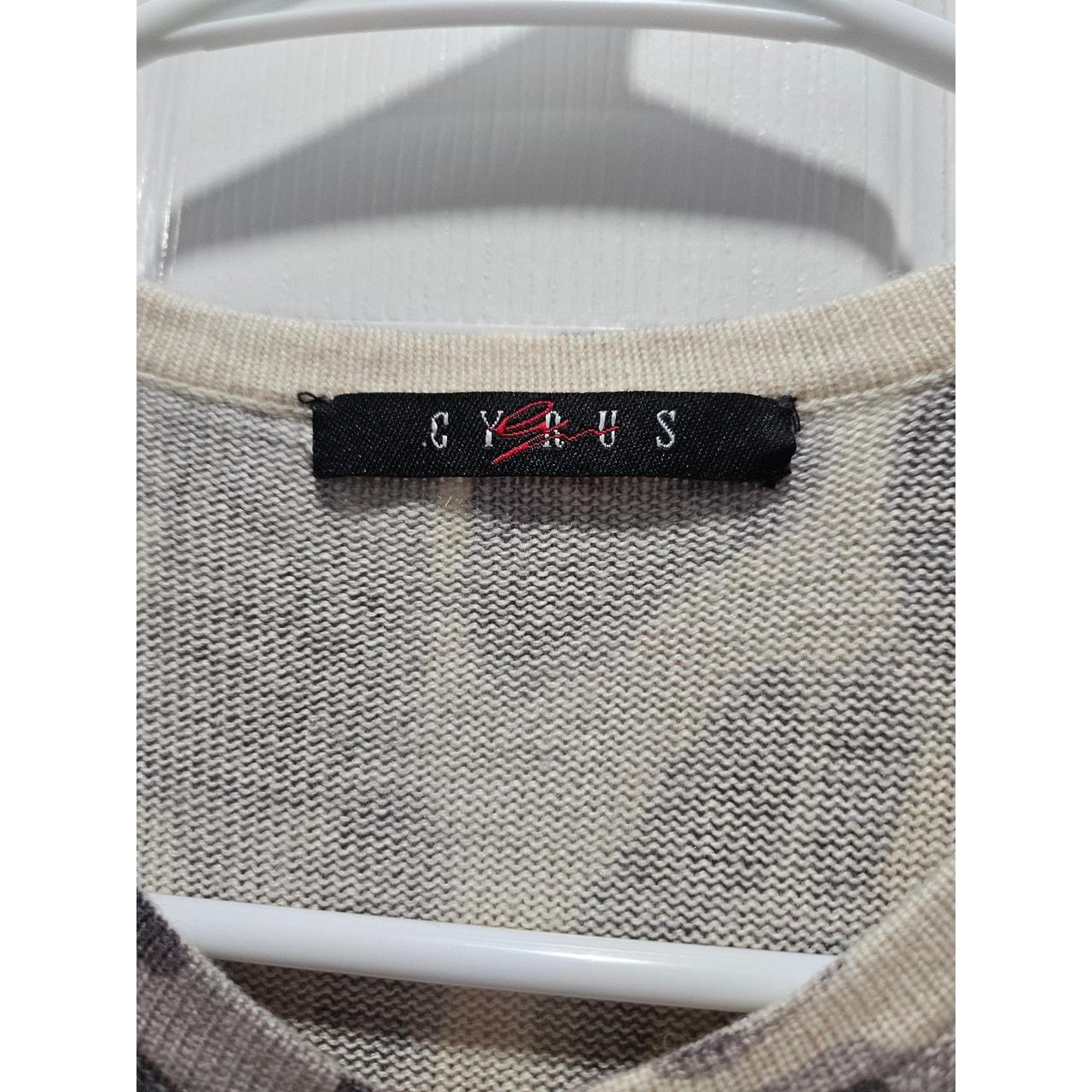 Source Unknown Women's Sweater - Grey/Cream - M –… - image 2