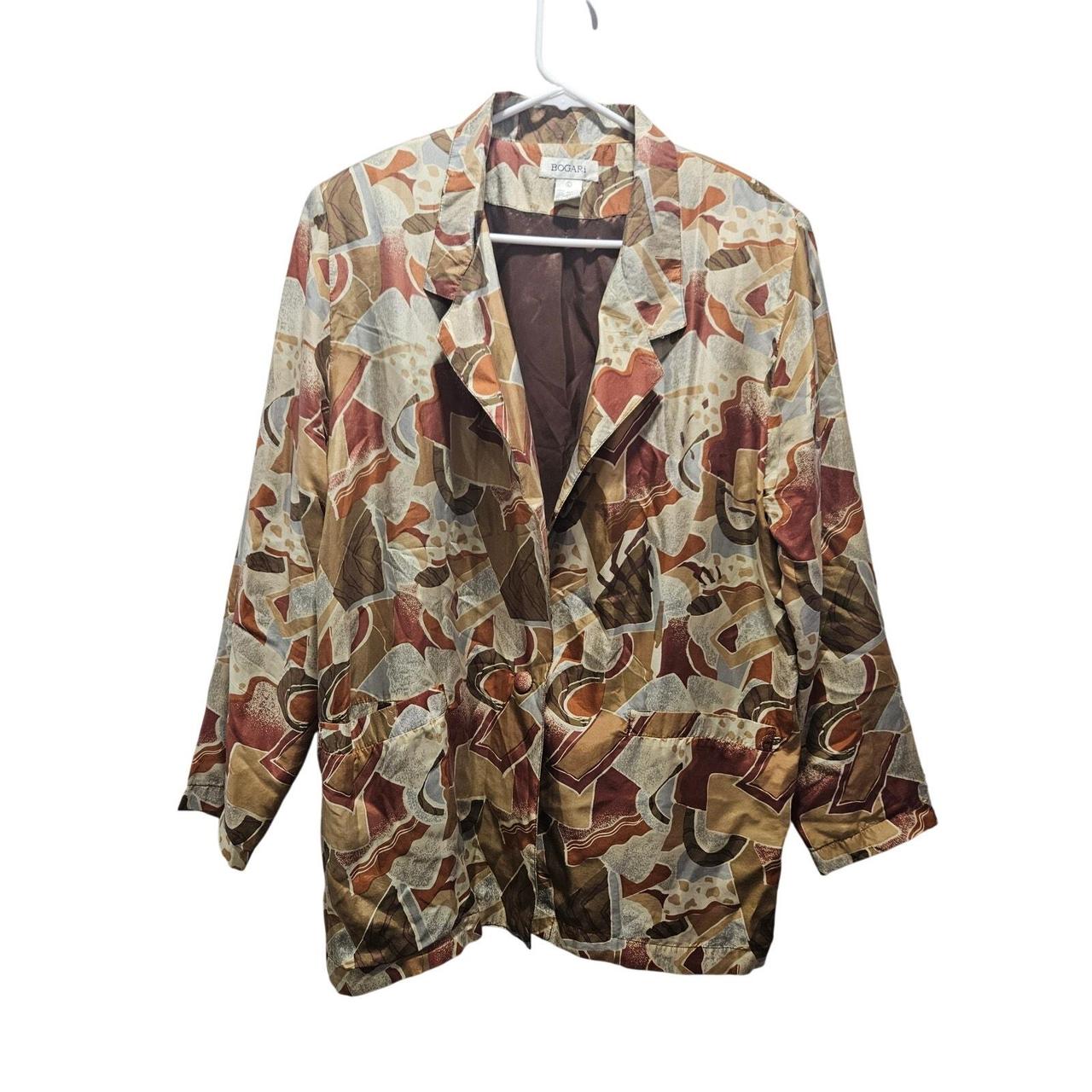 Source Unknown Women's Jacket - Tan/Orange - L – … - image 1