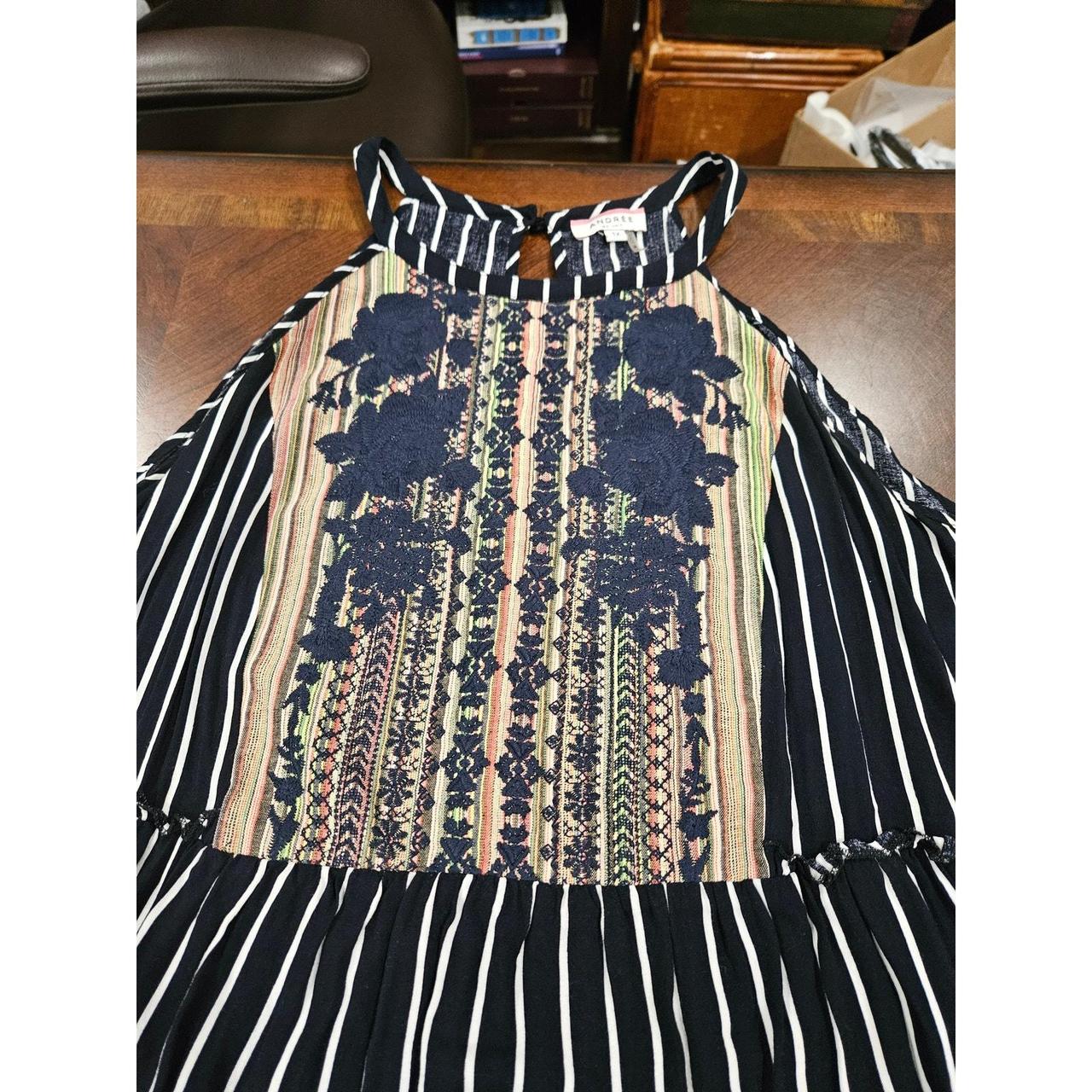 Source Unknown Women's Tank top - Blue/White - XL… - image 3