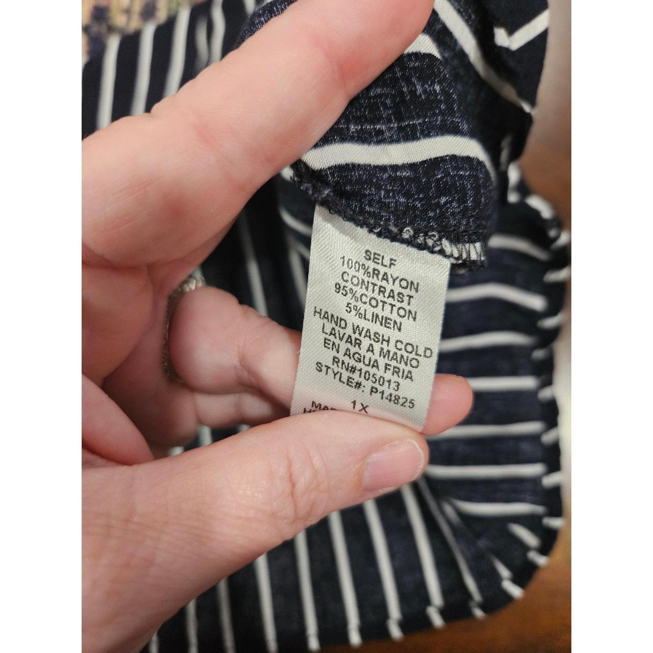 Source Unknown Women's Tank top - Blue/White - XL… - image 4