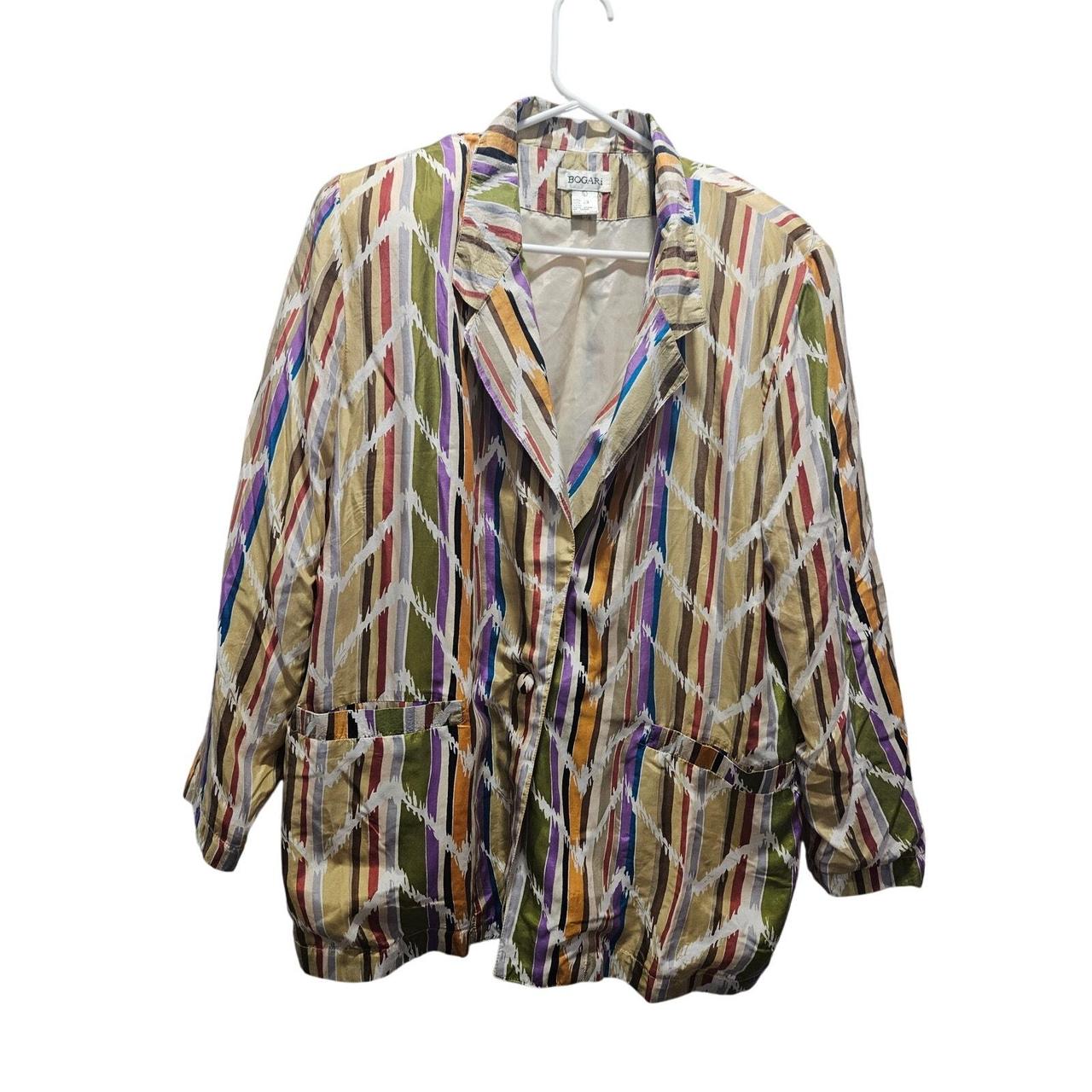 Source Unknown Women's Jacket - Tan/Multi - L – V… - image 1