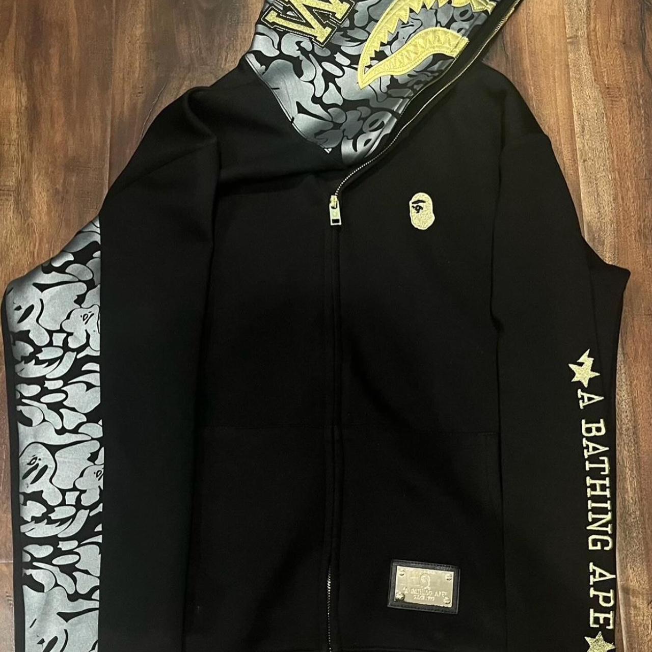 Black and gold bape hoodie online