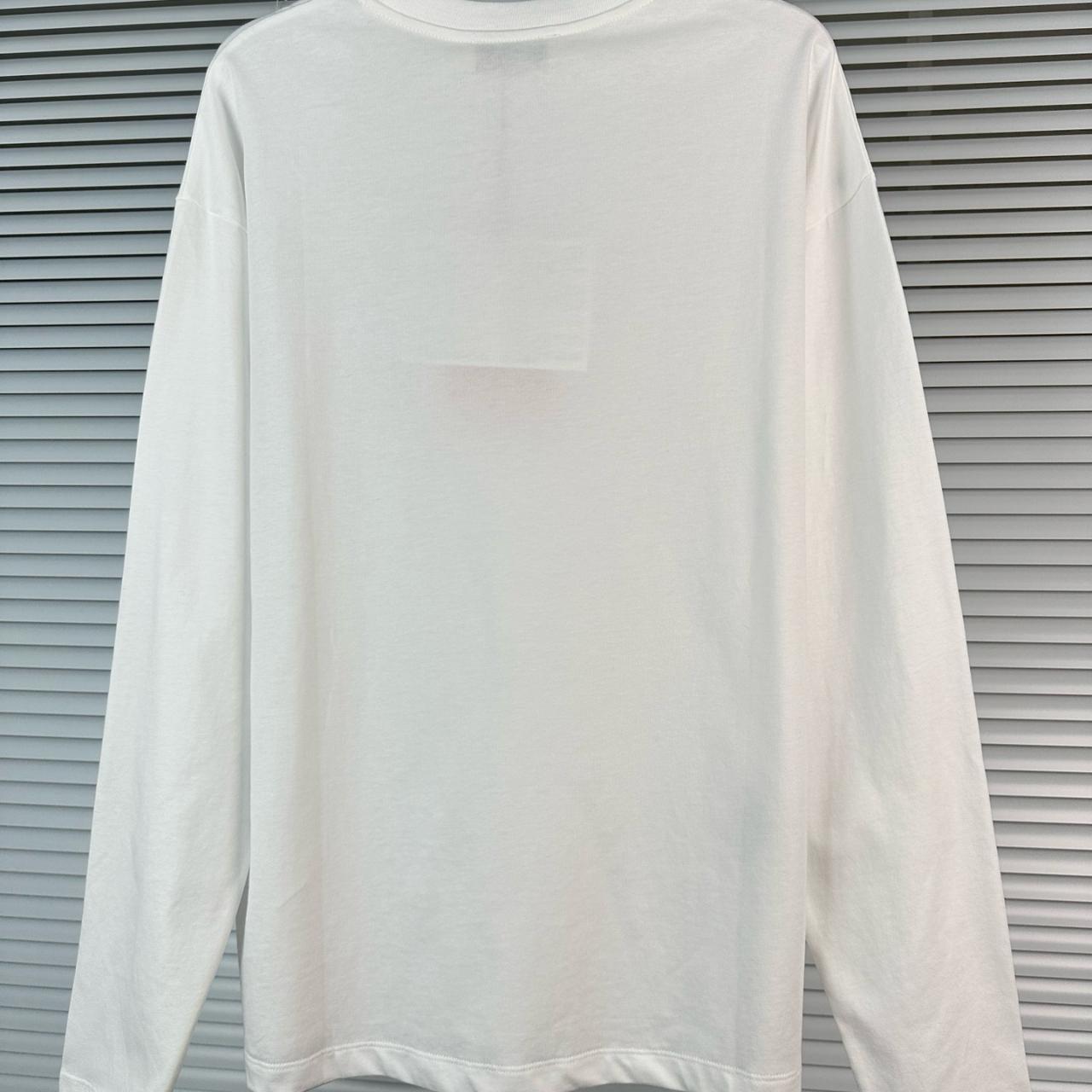 MIU MIU White long-sleeved T-shirt 100% cotton | Depop