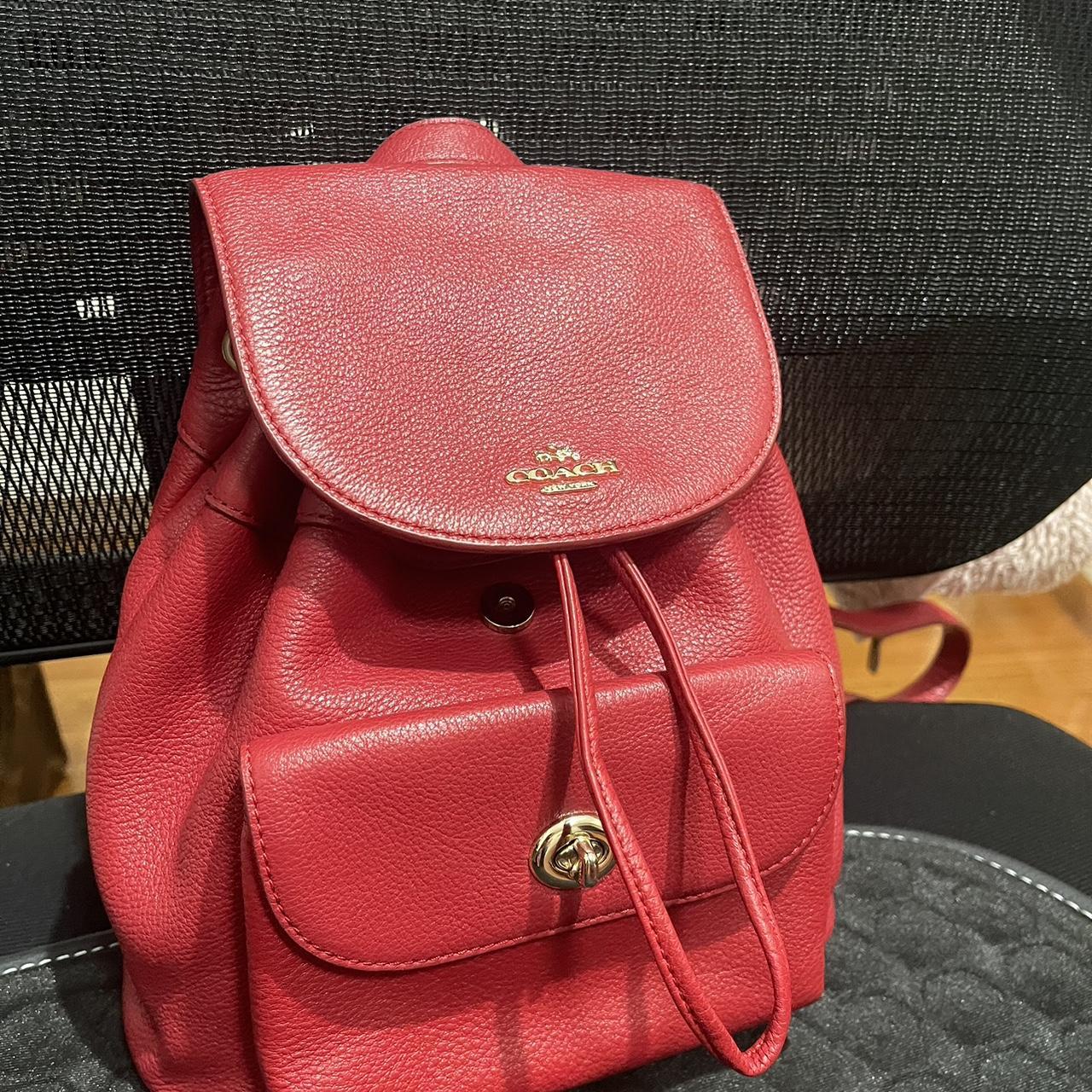 AUTHENTIC Coach RED Backpack hotsell