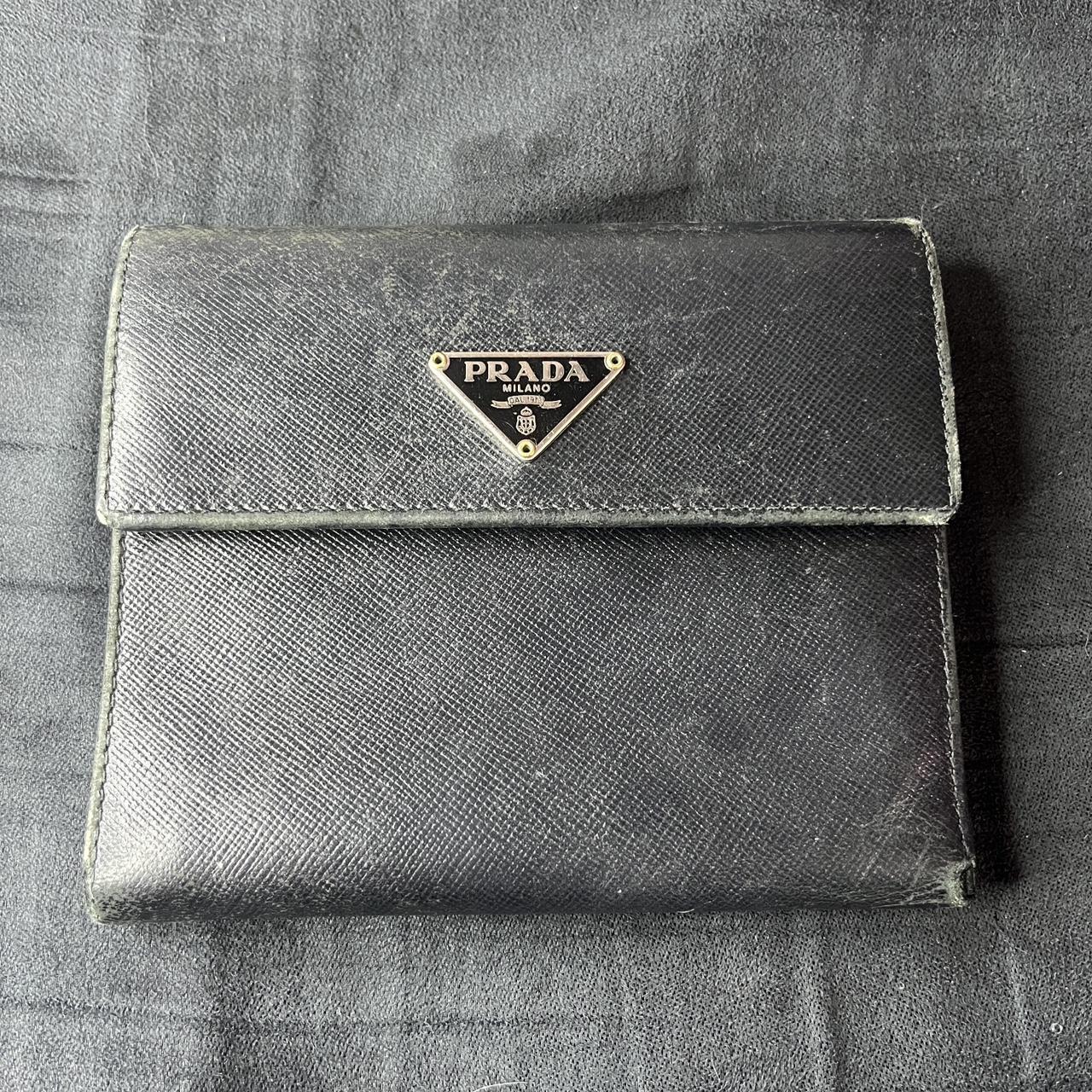 Prada wallet nylon best sale