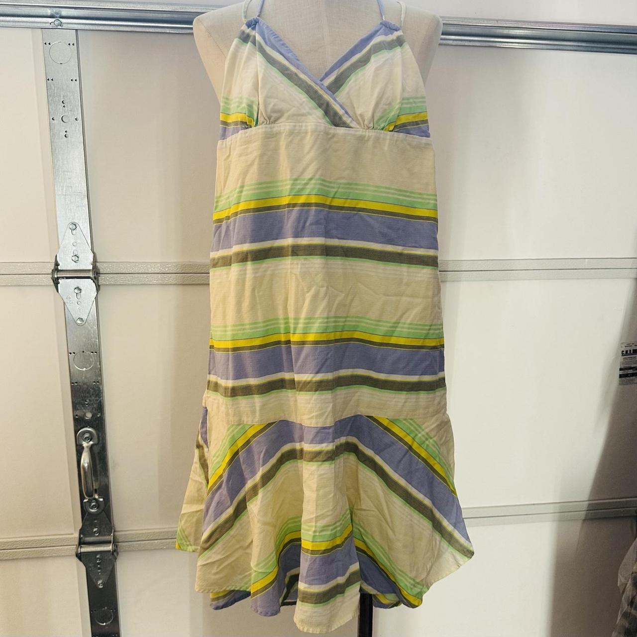 Old navy yellow striped dress online