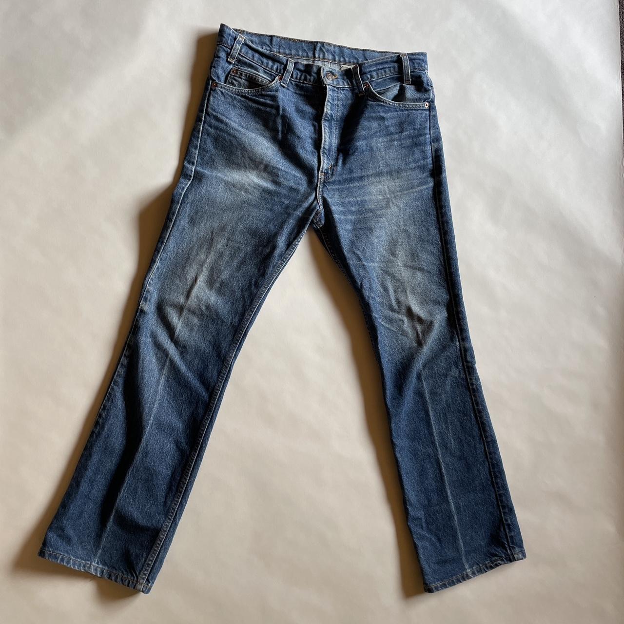 Levi's 517 Made in America Pleated Fade Orange | Depop