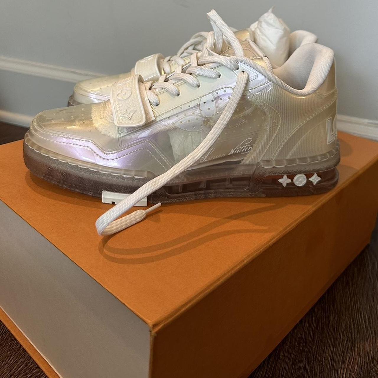 Clear louis vuitton shoes online