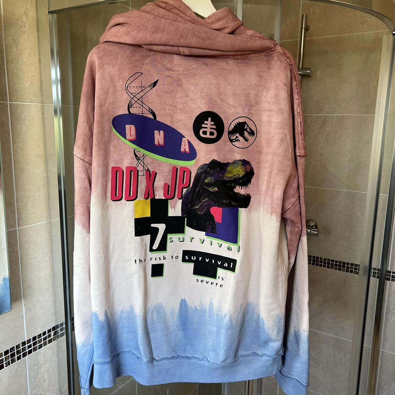 Drop Dead Jurassic Park tie dye Depop