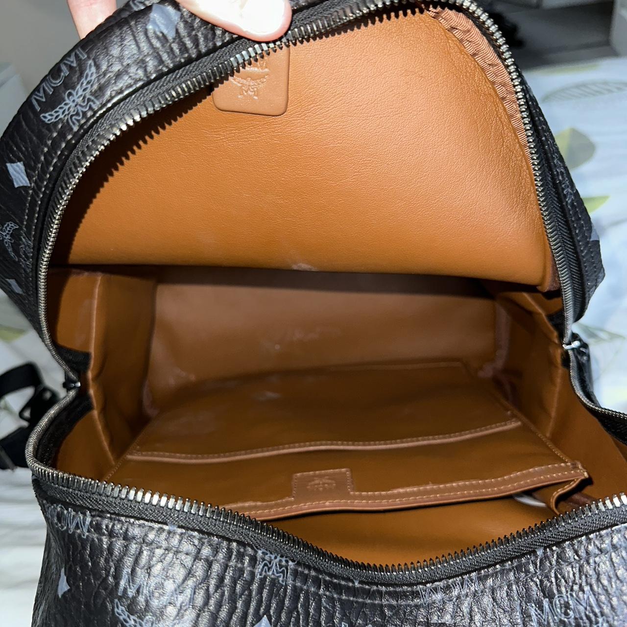 Black MCM backpack which is in like new Depop