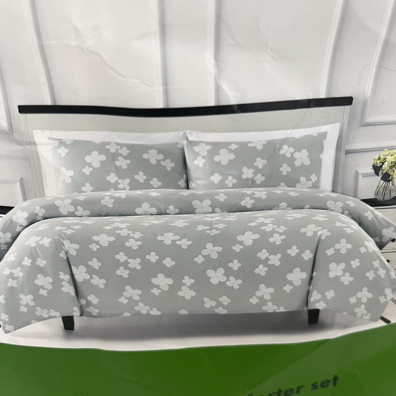 KATE retailer SPADE NEW YORK Twin Twin XL COMFORTER SET GREY POLKA DOT NEW GRAY