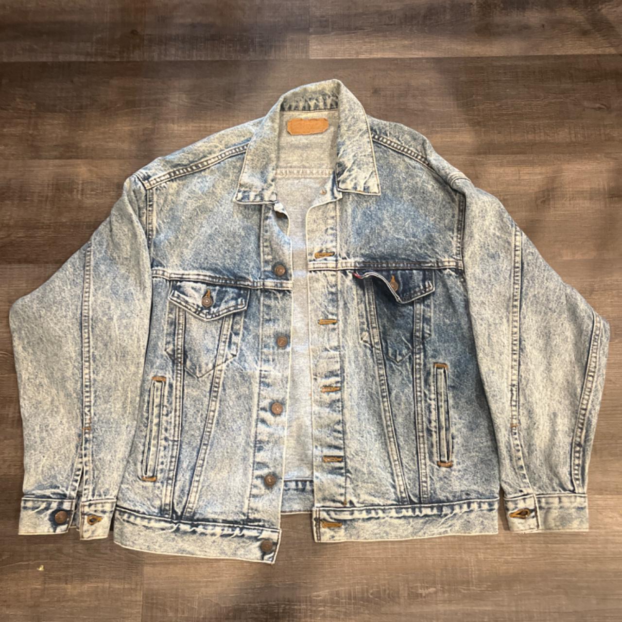 Levi's denim trucker jacket (acid wash) store