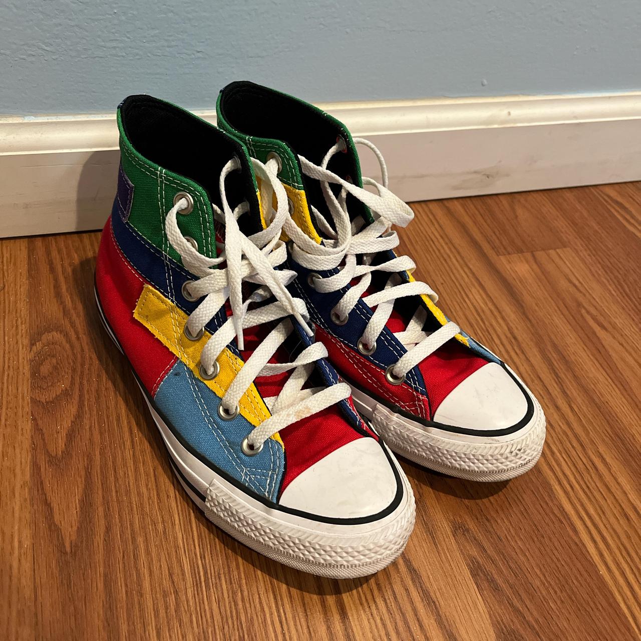 color block converse
