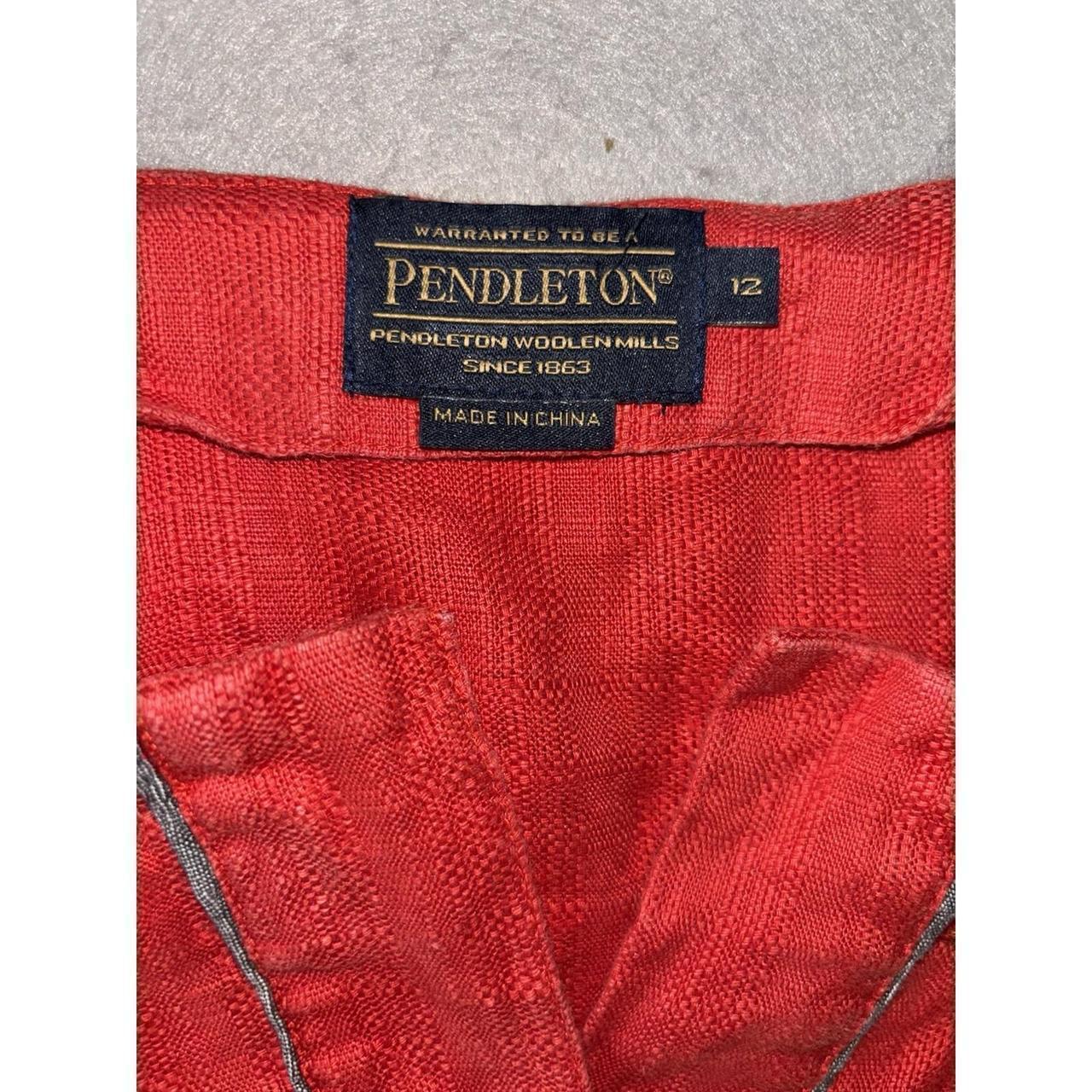 Pendleton Women's Blouse - Red - 12 – Pendleton B… - image 4