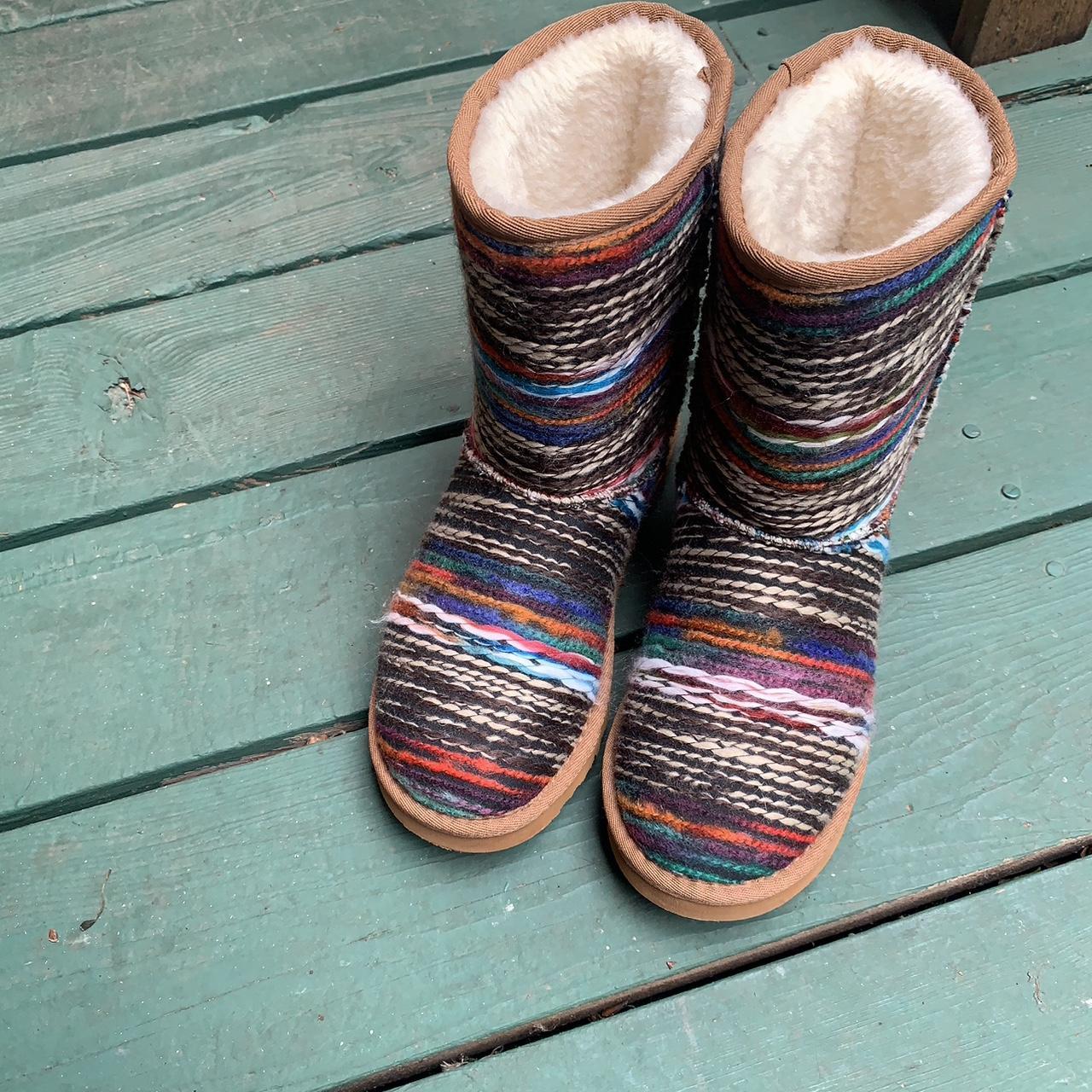 Lamo Footwear Lam Uggs Super Cozy And Warm Multicoloured Boots With