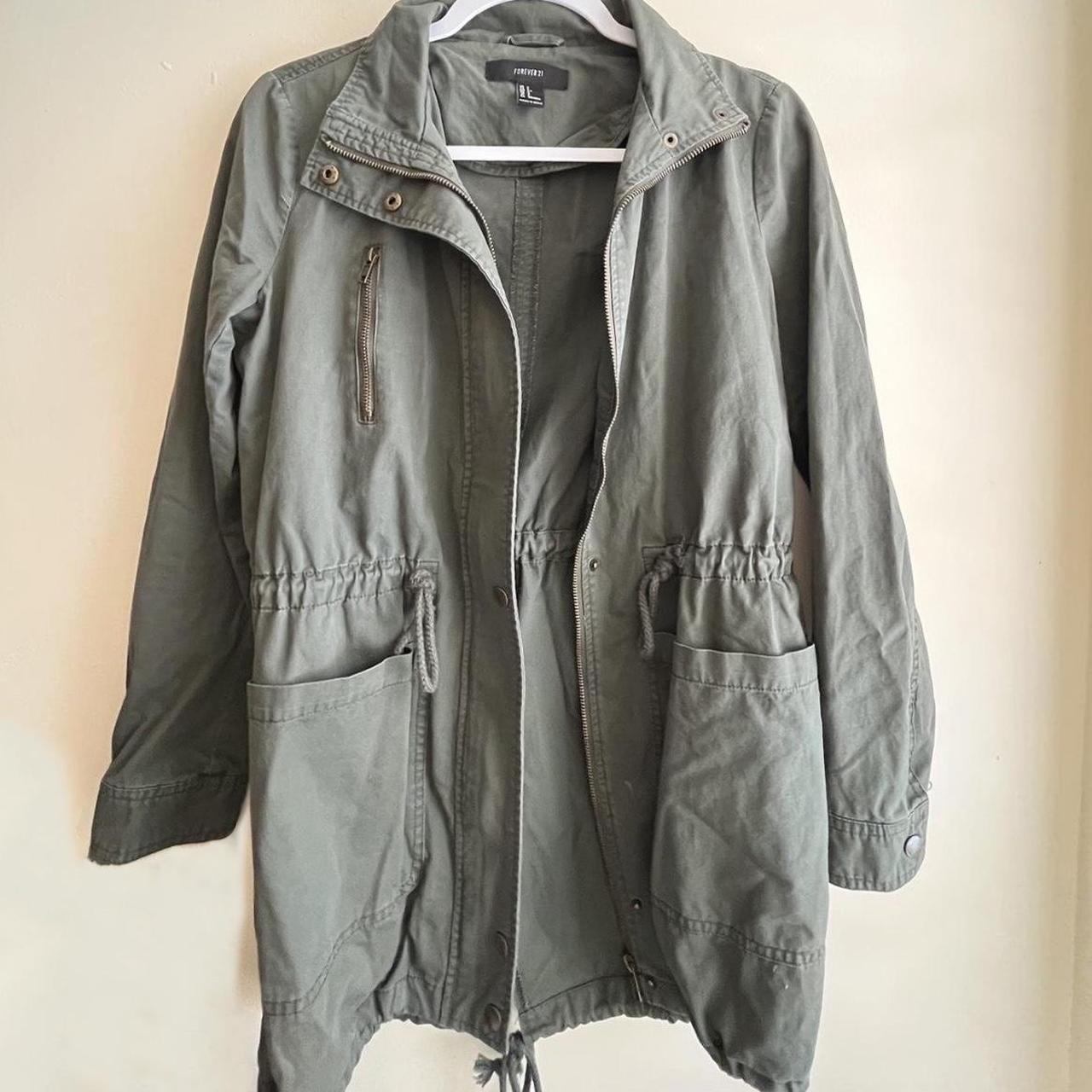 Green jacket women's hot sale forever 21