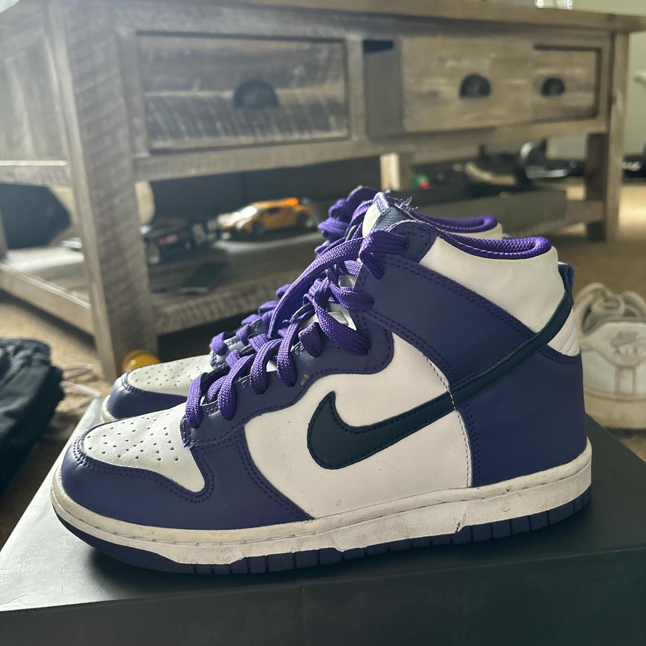 Nike Footwear Nike Dunk High Sp W White Varsity Purple Nike