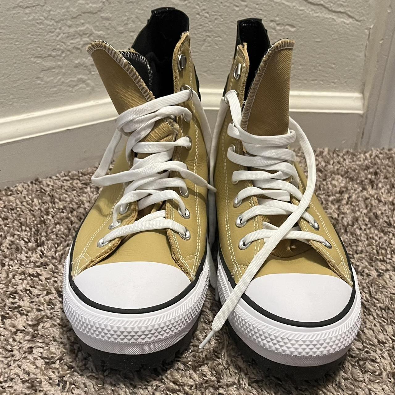 Converse yellow boots best sale