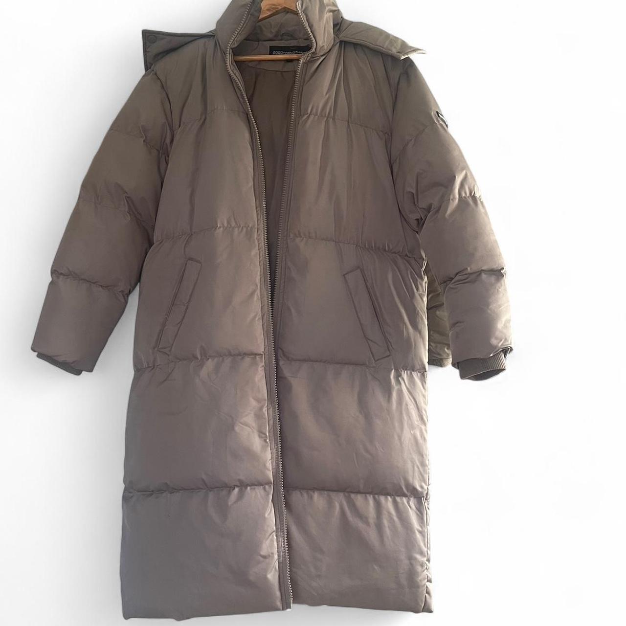 Good for nothing parka coat Taupe UK S Depop