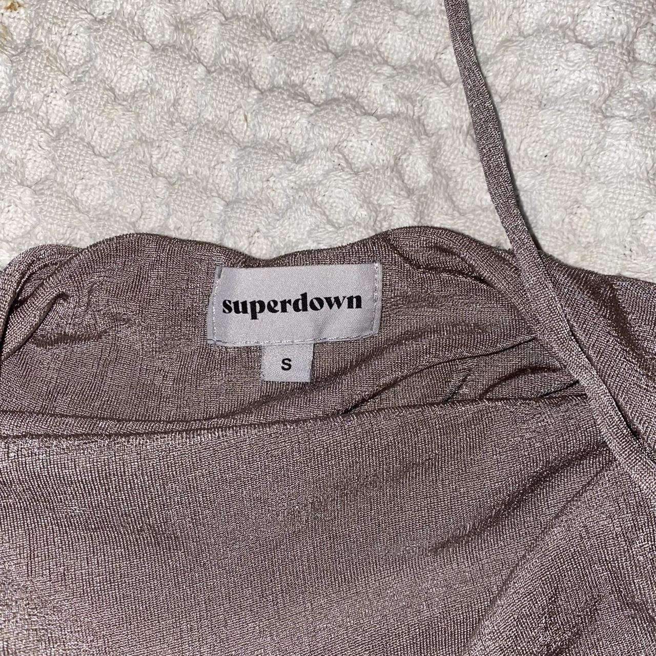 Superdry Women's Pink and Silver Vest (2)
