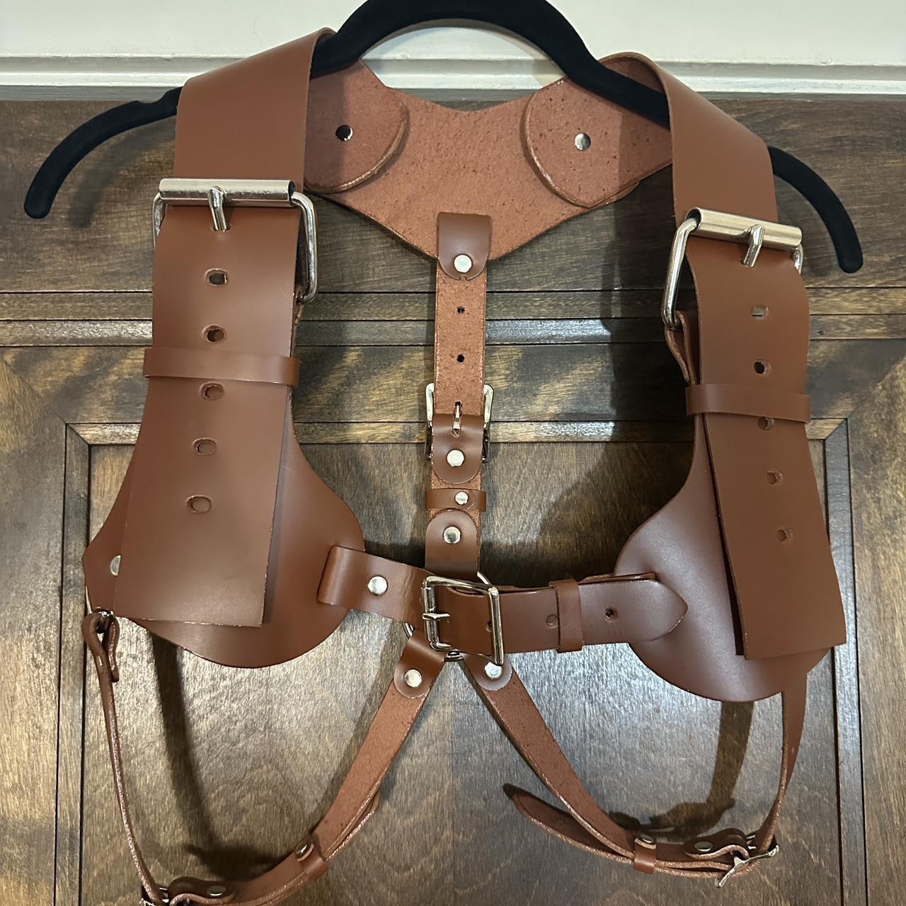 Zana Bayne Hercules Harness in Honey Brown Color.... Depop